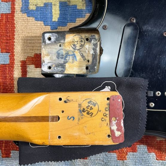 Fender Mustang Black 1978 USA электрогитара