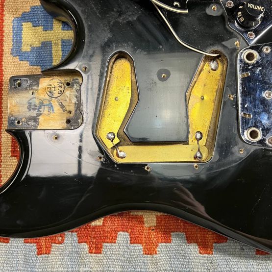 Fender Mustang Black 1978 USA электрогитара