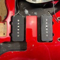 Fender JM66 Jazzmaster Candy Apple Red 1999 Japan электрогитара
