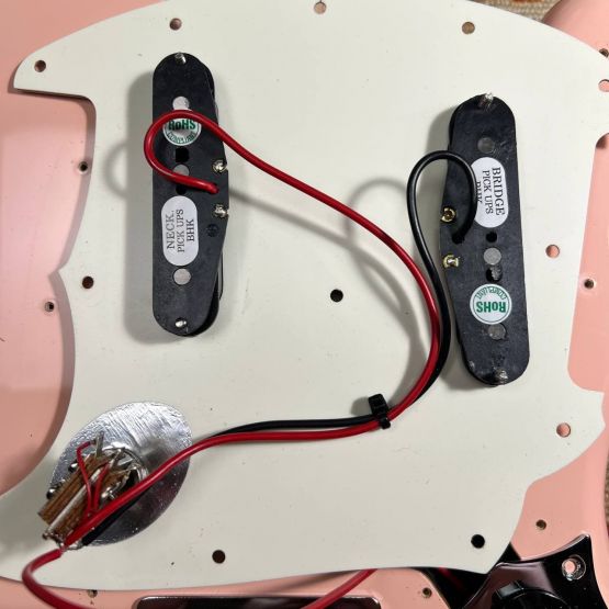 Fender Player Mustang Shell Pink 2017 Mexico электрогитара