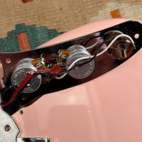 Fender Player Mustang Shell Pink 2017 Mexico электрогитара