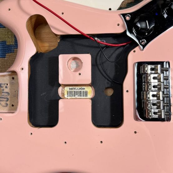 Fender Player Mustang Shell Pink 2017 Mexico электрогитара