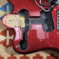 Fender Pawn Shop Super-Sonic Apple Red Flake 2012 Mexico электрогитара