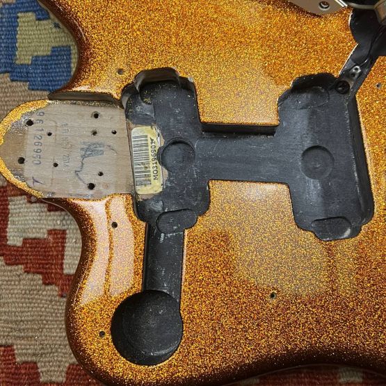 Fender Pawn Shop Super-Sonic Sunfire Orange Flake 2012 Mexico электрогитара