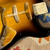 Fender Custom Shop 50s Stratocaster Closet Classic 2-Color Sunburst 2008 USA электрогитара