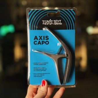 Ernie Ball 9601 Axis Capo Silver универсальный каподастр серебряный