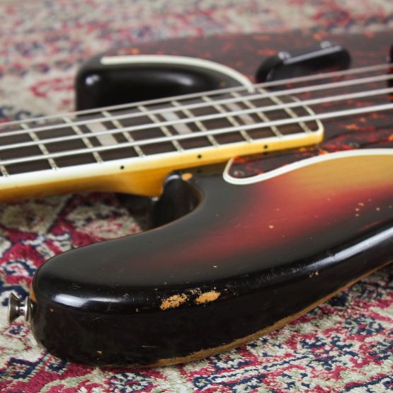 Fender Jazz Bass Sunburst 1972 USA бас-гитара
