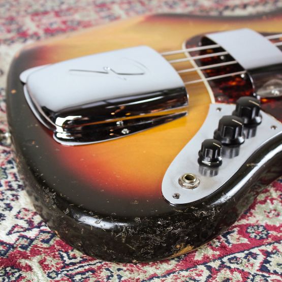 Fender Jazz Bass Sunburst 1972 USA бас-гитара