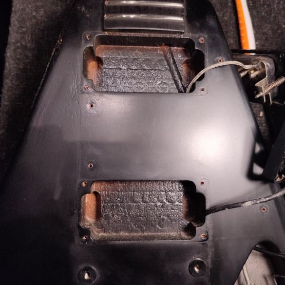 Gibson Gothic Flying V Satin Black 2001 USA электрогитара