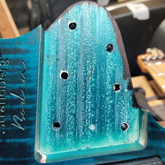 Strandberg Boden Standard 8 Maple Flame Blue 2018 Indonesia электрогитара