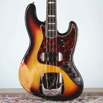 Fender Jazz Bass Sunburst 1972 USA бас-гитара