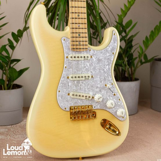 Fender Stratocaster Richie Kotzen See Thru White 2006 Japan электрогитара