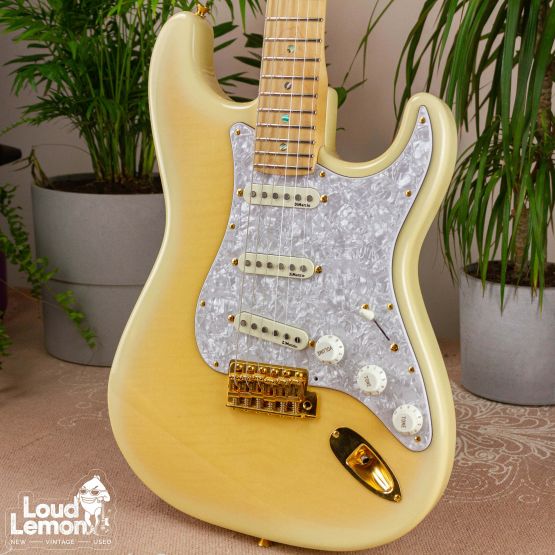 Fender Stratocaster Richie Kotzen See Thru White 2006 Japan электрогитара