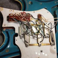 Teisco Spectrum 5 Metallic Blue 1966 Japan электрогитара