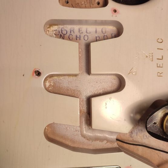 Fender Partcaster Custom Shop Ancho Poblano Stratocaster Body 2019, Stevie Ray Vaughan Stratocaster Neck 2008 White Blonde USA электрогитара