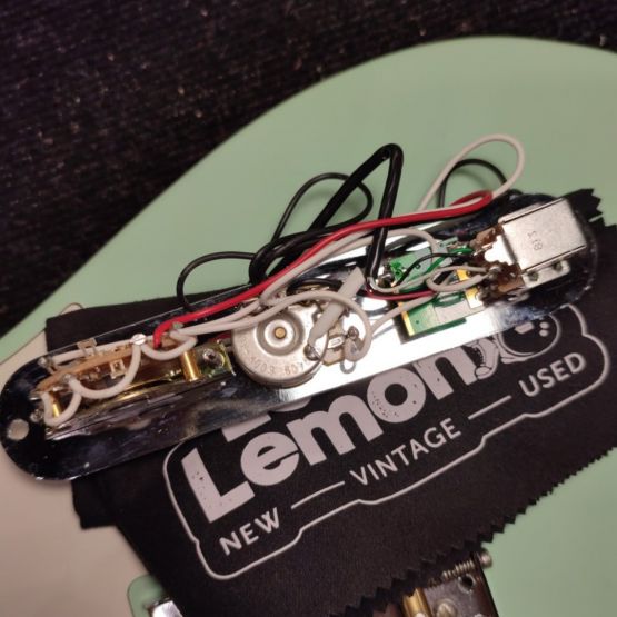 Fender American Performer Telecaster Hum Satin Surf Green 2019 USA электрогитара