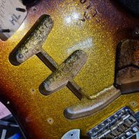 Fender Custom Shop Limited 1963 Journeyman Stratocaster Sparkle Sunburst 2017 NAMM USA электрогитара