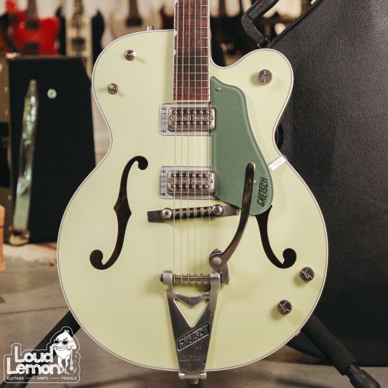 Gretsch G6118T Anniversary Smoke Two Tone Green 1999 Japan электрогитара