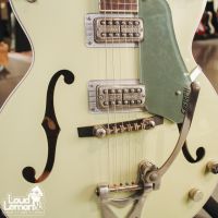 Gretsch G6118T Anniversary Smoke Two Tone Green 1999 Japan электрогитара
