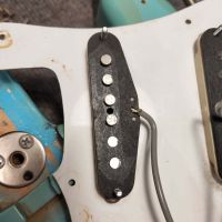 Fernandes Stratocaster Transperent Blue 1973 Japan электрогитара