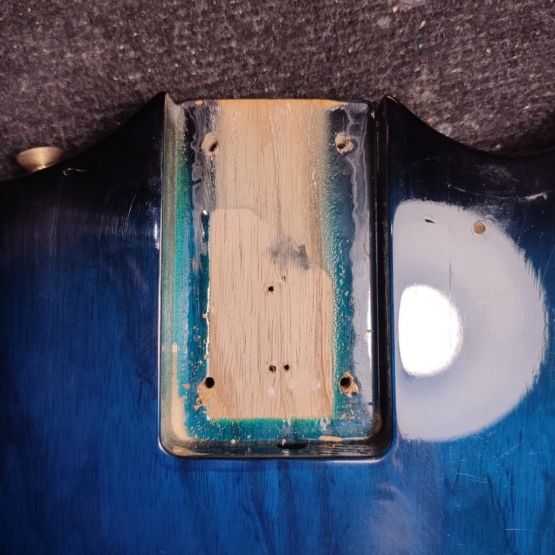 Burny ZB-85 Norio Toshiro Ziggi Signture Indigo Blue Sunburst 1990's Japan бас-гитара