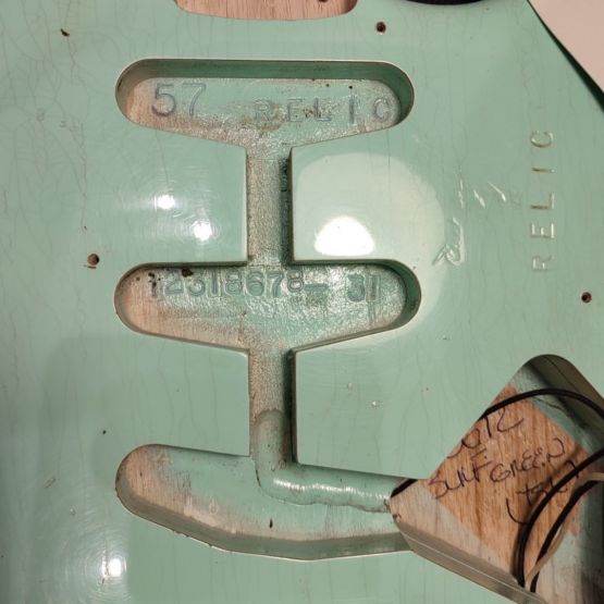 Fender Custom Shop 57 Stratocaster Wildwood Relic Surf Green 2020 USA электрогитара