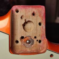 Fender American Deluxe Stratocaster HSS Candy Tangerine 2004 USA электрогитара
