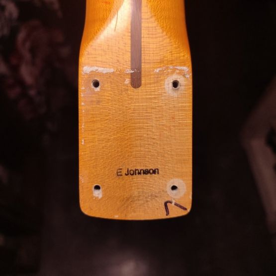 Fender Partcaster Eric Johnson Stratocaster Neck, American Standard Stratocaster Body Olympic White 2006-2011 USA электрогитара