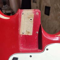 Fender Musicmaster Bass Dakota Red 1975 USA бас-гитара