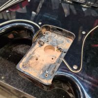 Fender American Standard Jazz Bass Black 2003 USA бас-гитара
