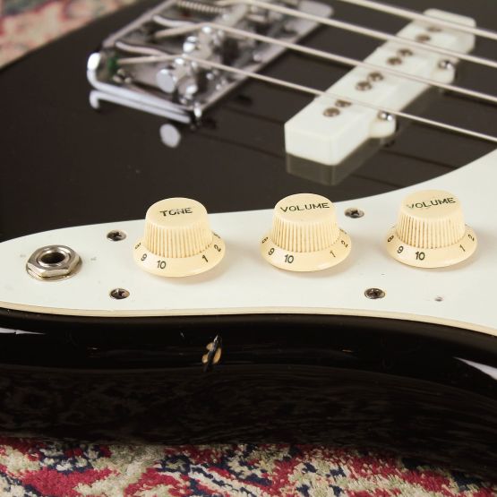Fender Jazz Bass Black 1983 USA бас-гитара