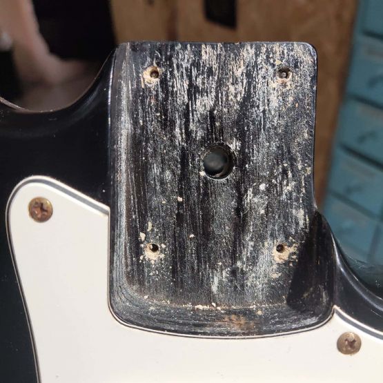 Squier Stratocaster Black 1989 Korea электрогитара