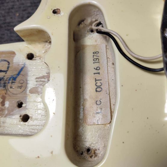 Fender Telecaster Olympic White 1978 USA электрогитара