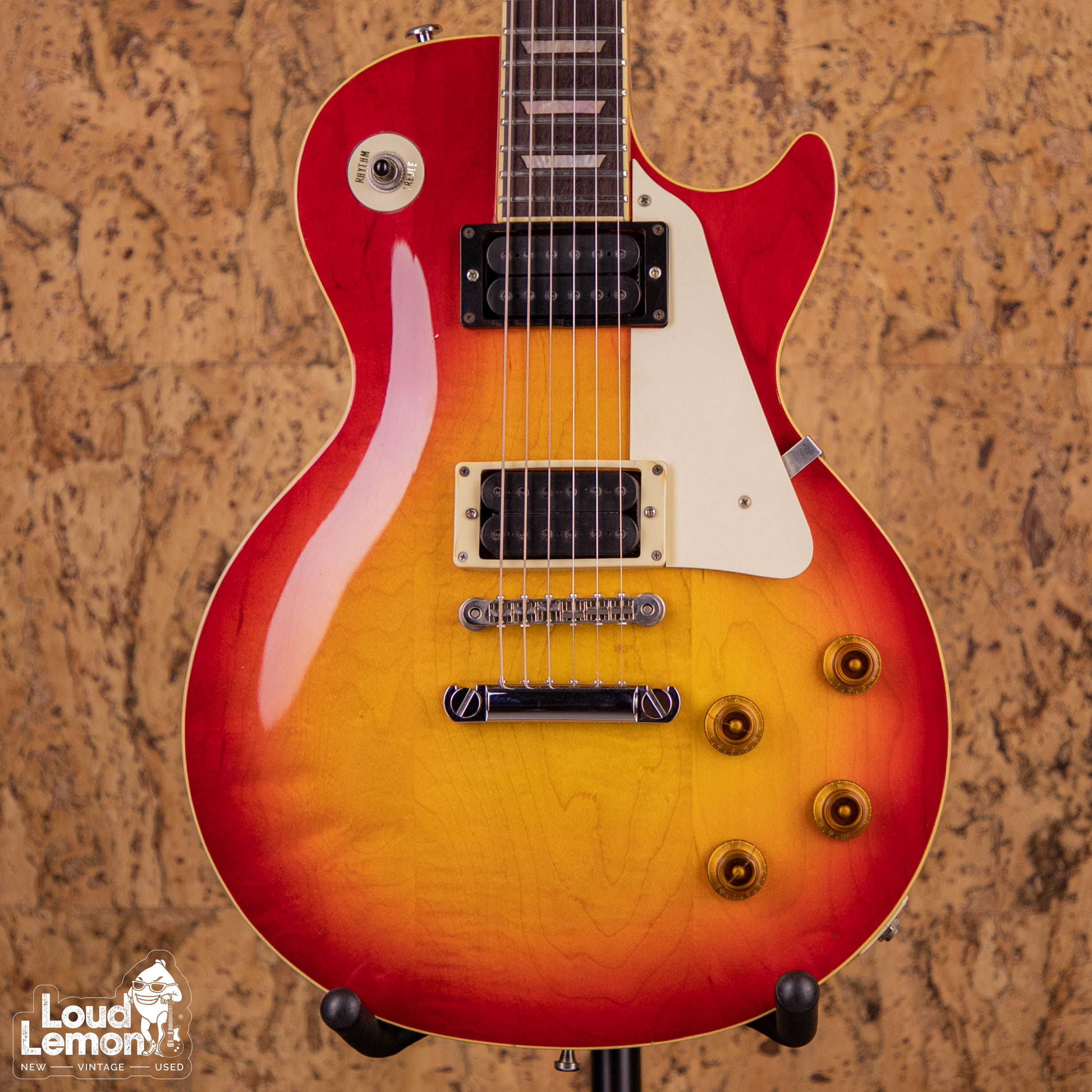 Aria Pro II LS-600 Leopard Cherry Sunburst 1981 Japan электрогитара —  купить в магазине винтажных гитар | Loud Lemon