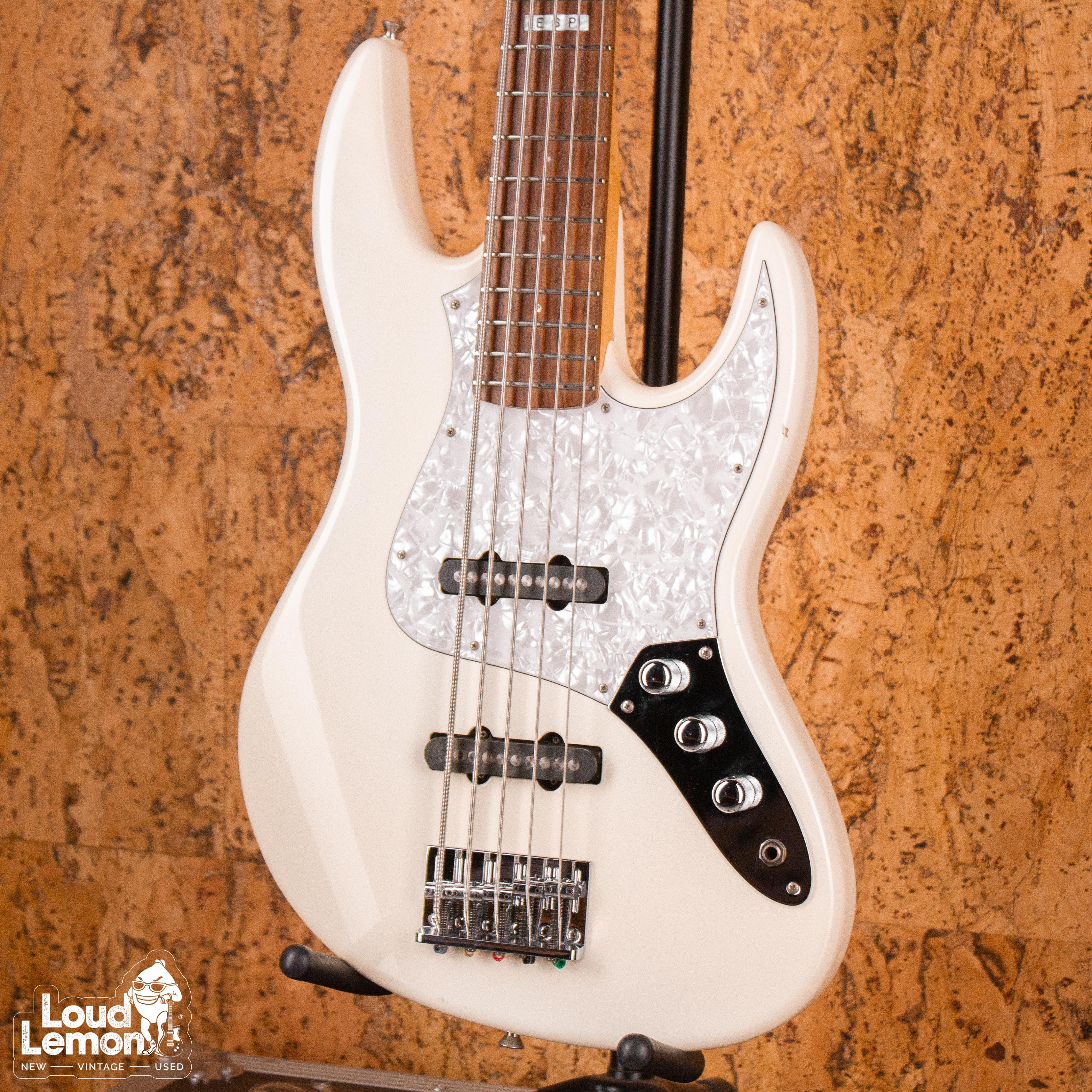 ESP J-Five Bass Pearl White 1998 Japan бас-гитара — купить в магазине  винтажных гитар | Loud Lemon