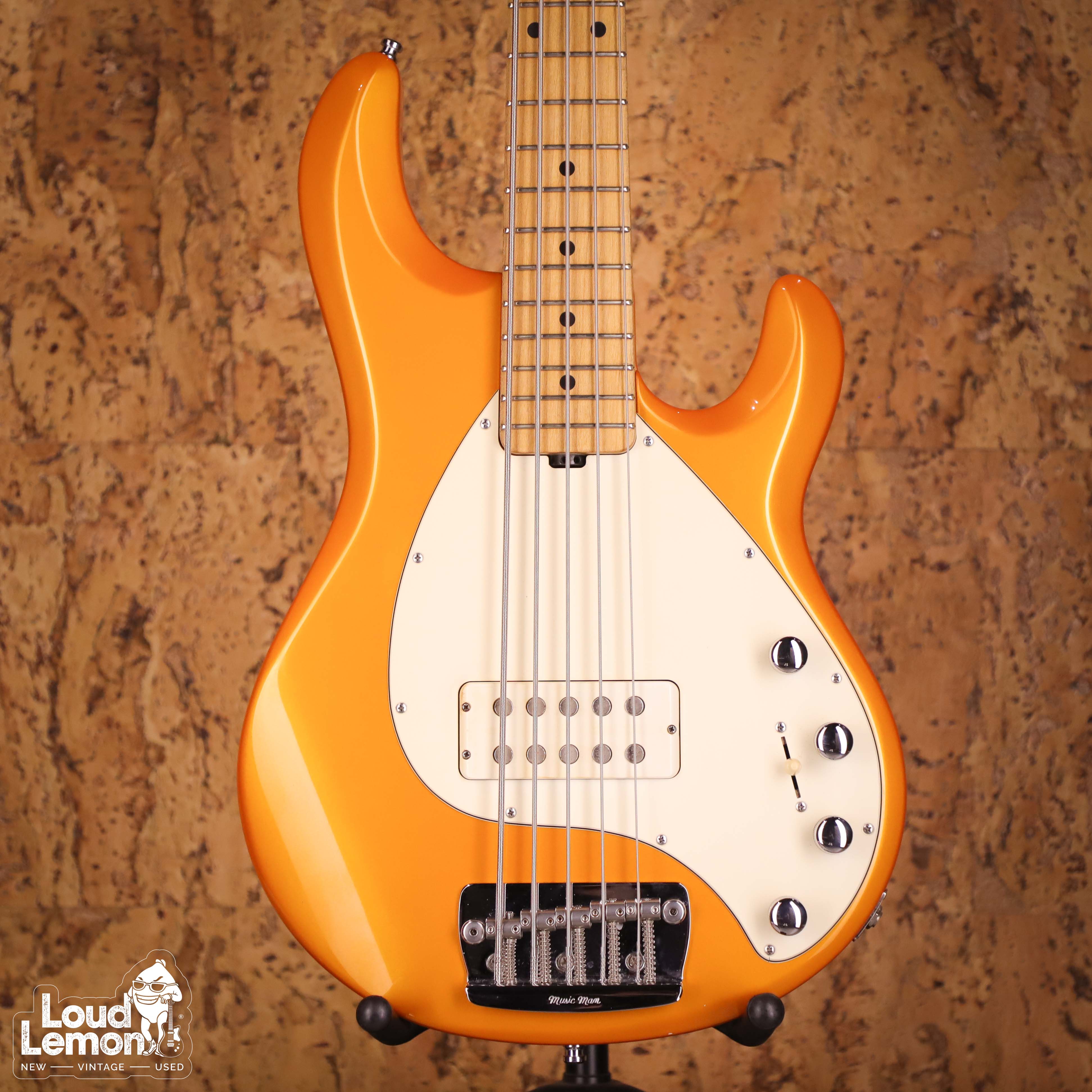 Ernie Ball Music Man StingRay 5 H Desert Gold 2004 USA бас-гитара — купить  в магазине винтажных гитар | Loud Lemon