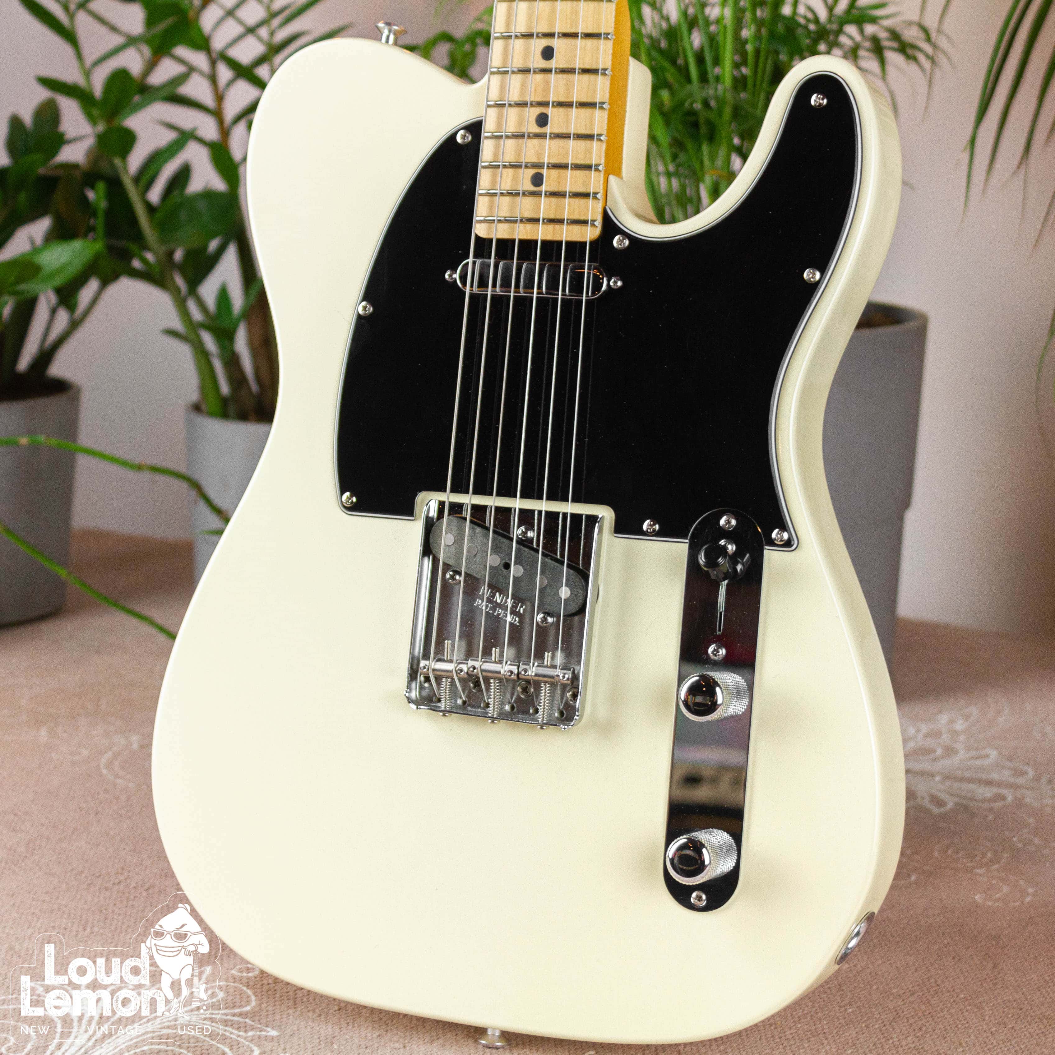 olympic white telecaster black pickguard