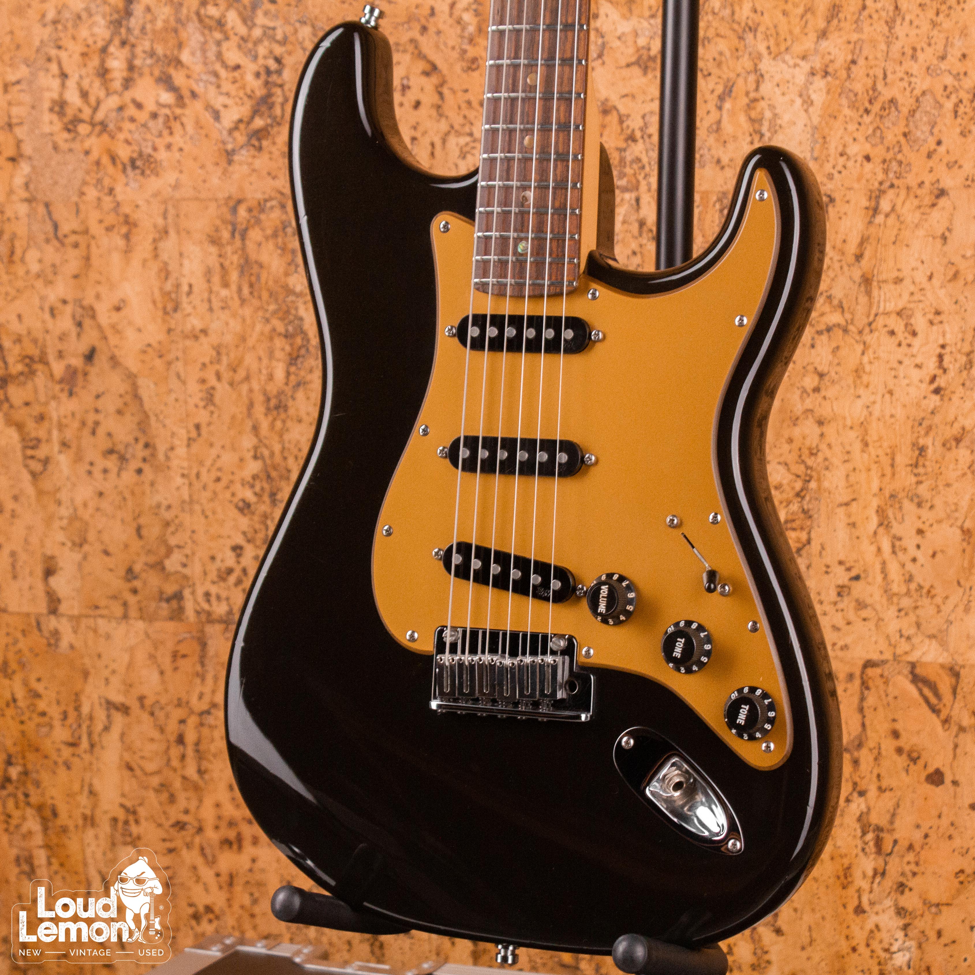 fender stratocaster deluxe black