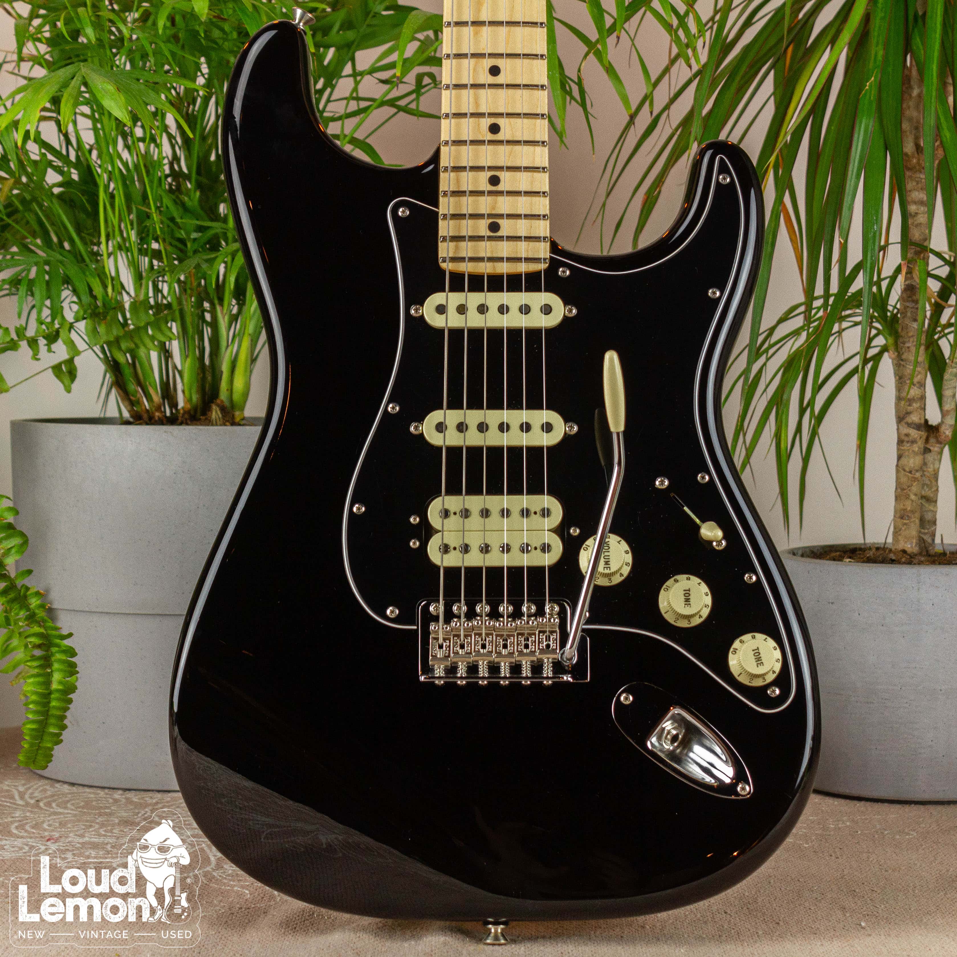 fender american performer stratocaster hss black