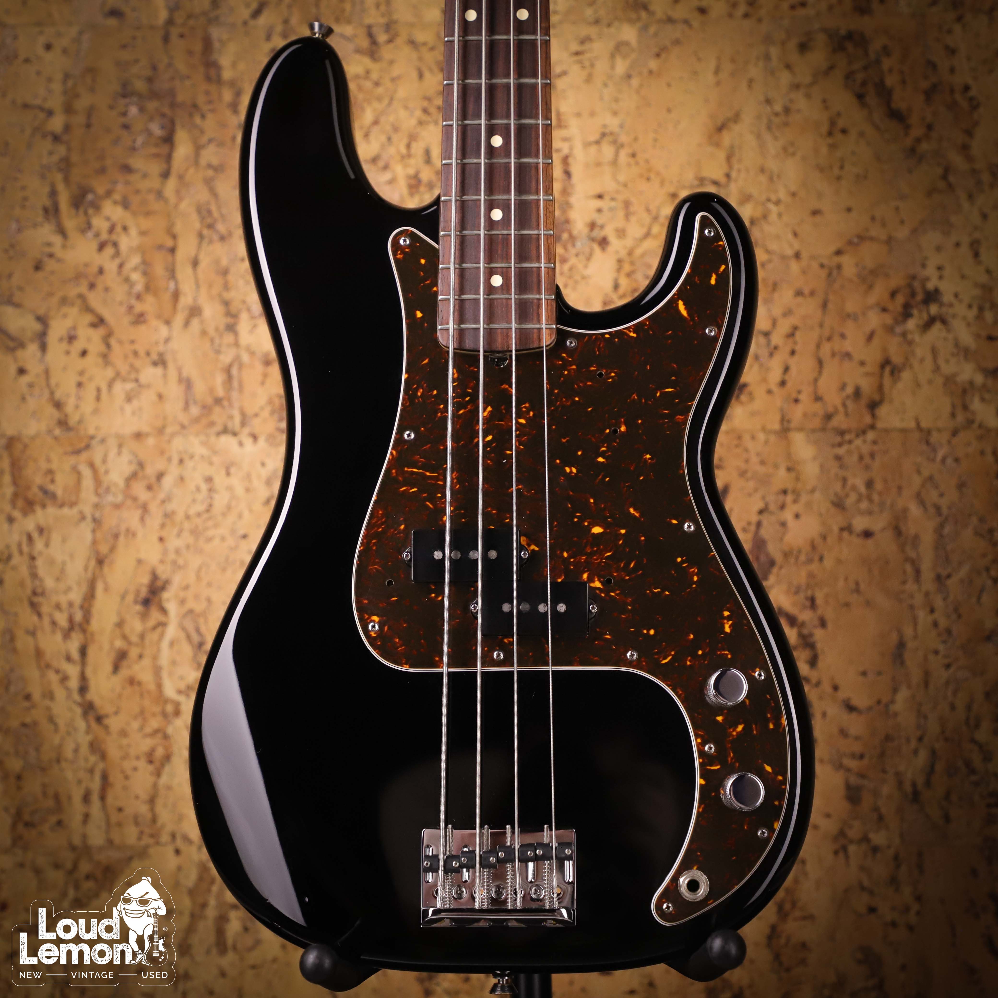 Fender American Standard Precision Bass Black 2012 USA бас-гитара — купить  в магазине винтажных гитар | Loud Lemon