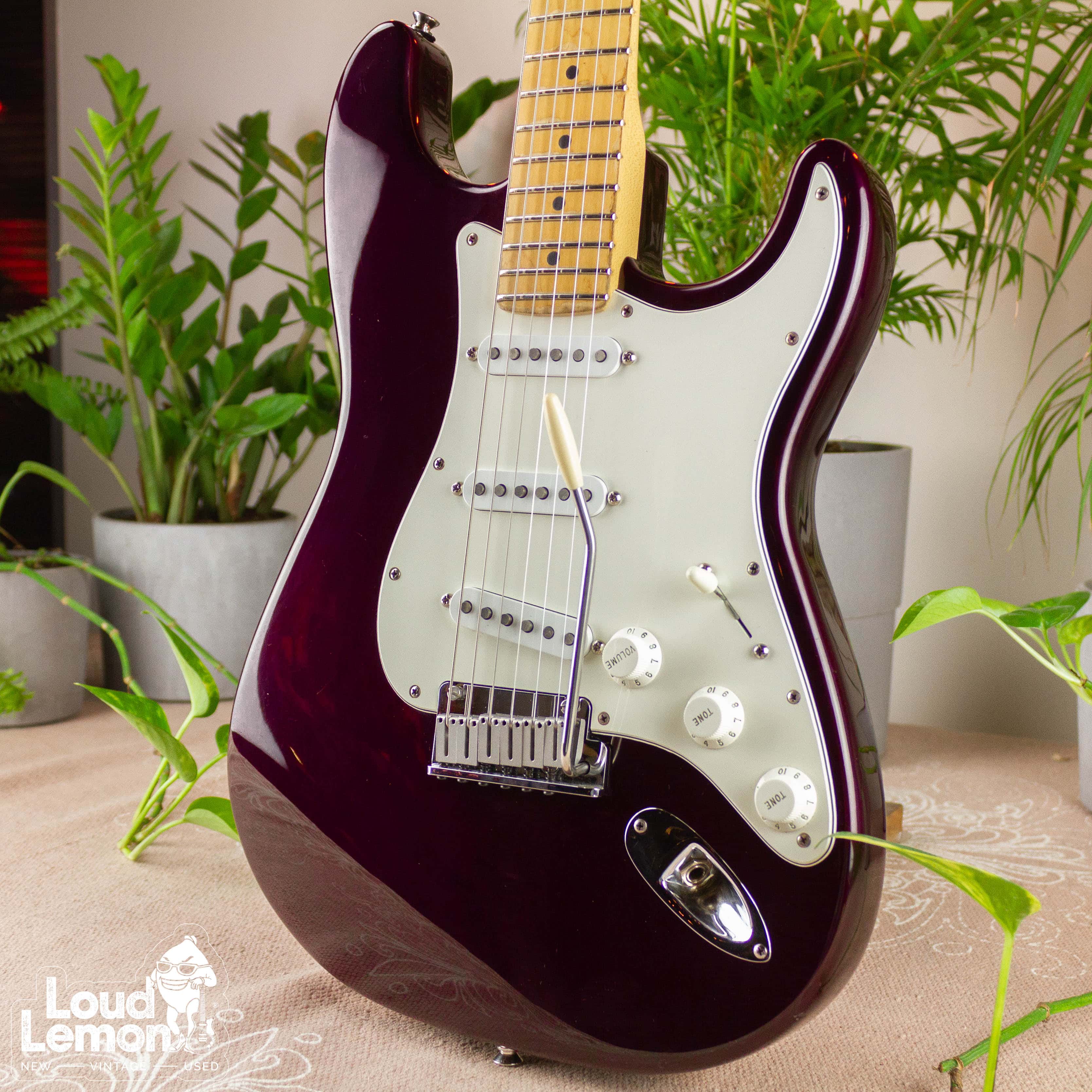 fender stratocaster midnight wine