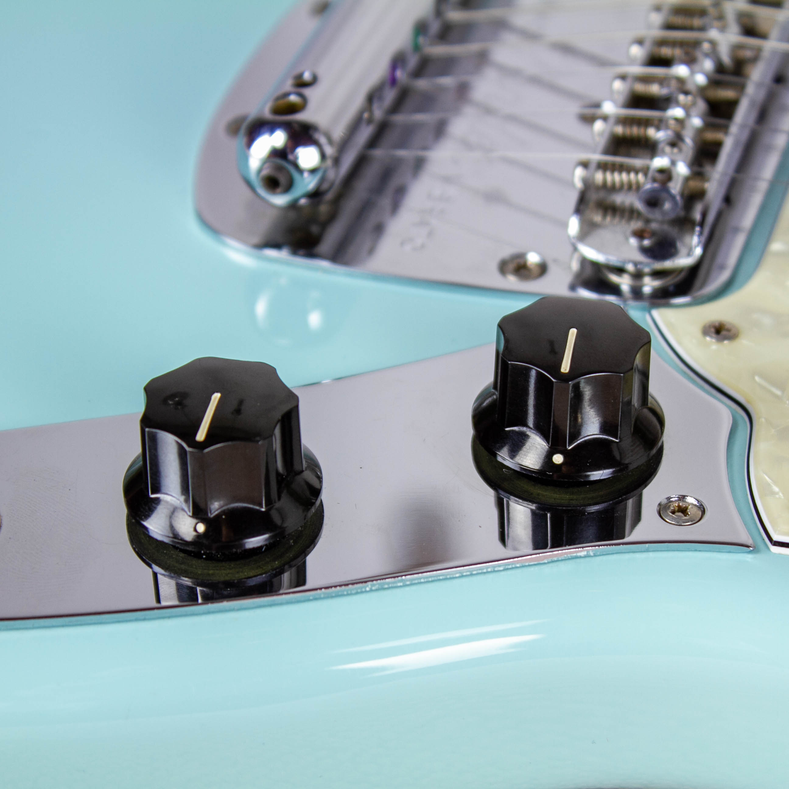 Fender Mustang MG65 Daphne Blue 2006 CIJ Japan электрогитара 