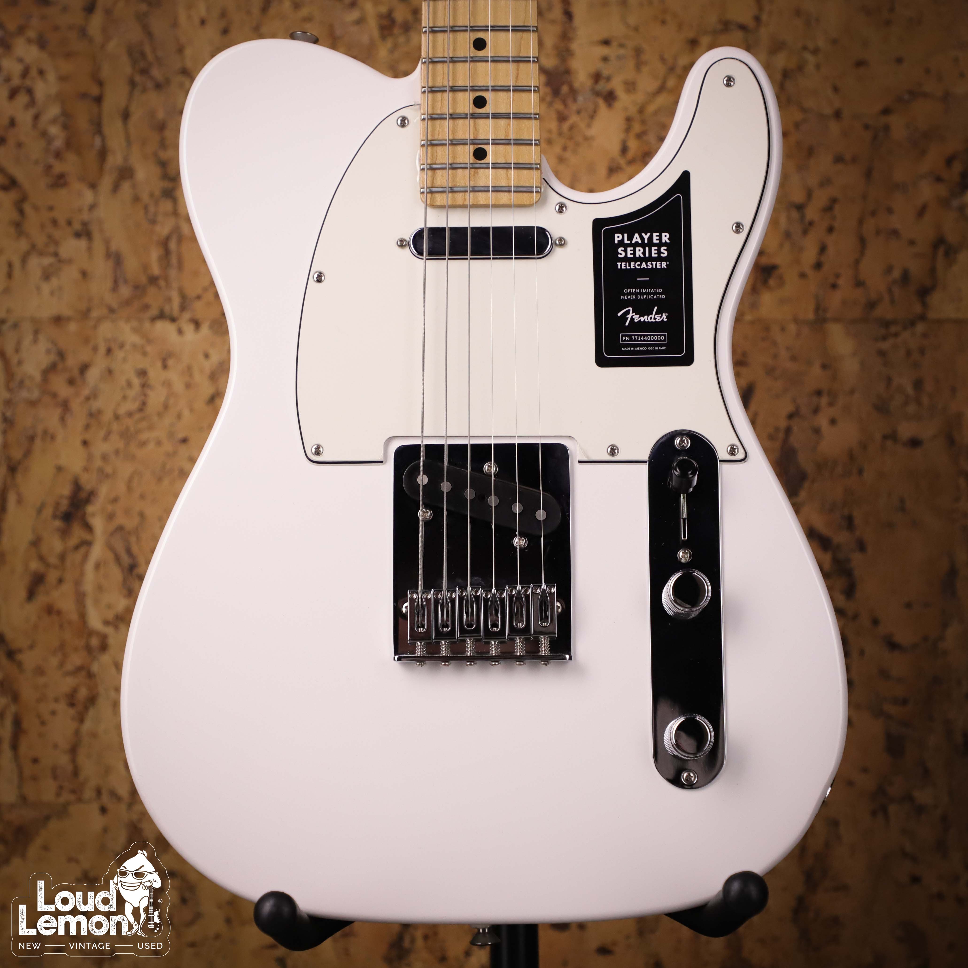 Fender Player Telecaster Polar White Mexico электрогитара — купить в  магазине винтажных гитар | Loud Lemon