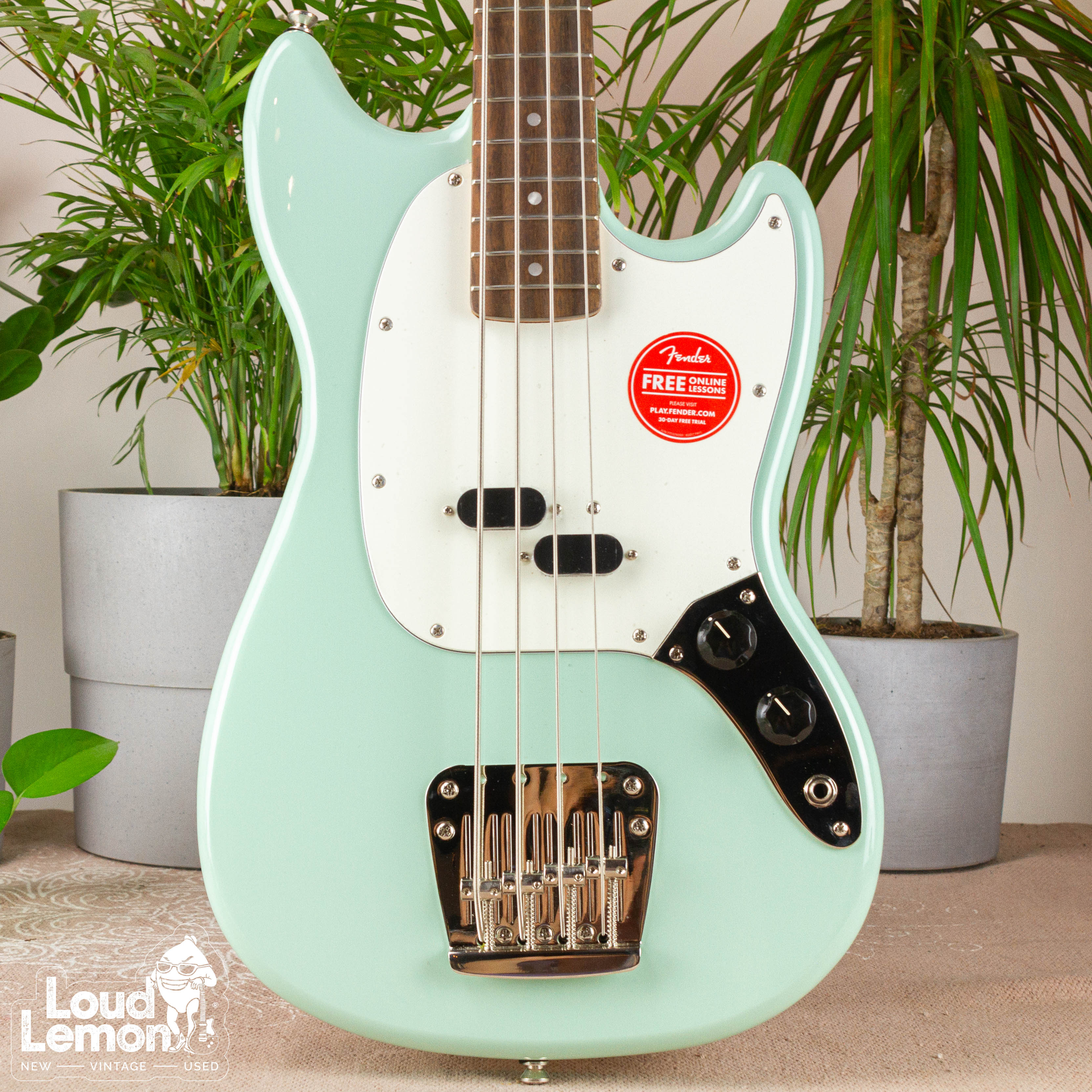 surf green squier mustang