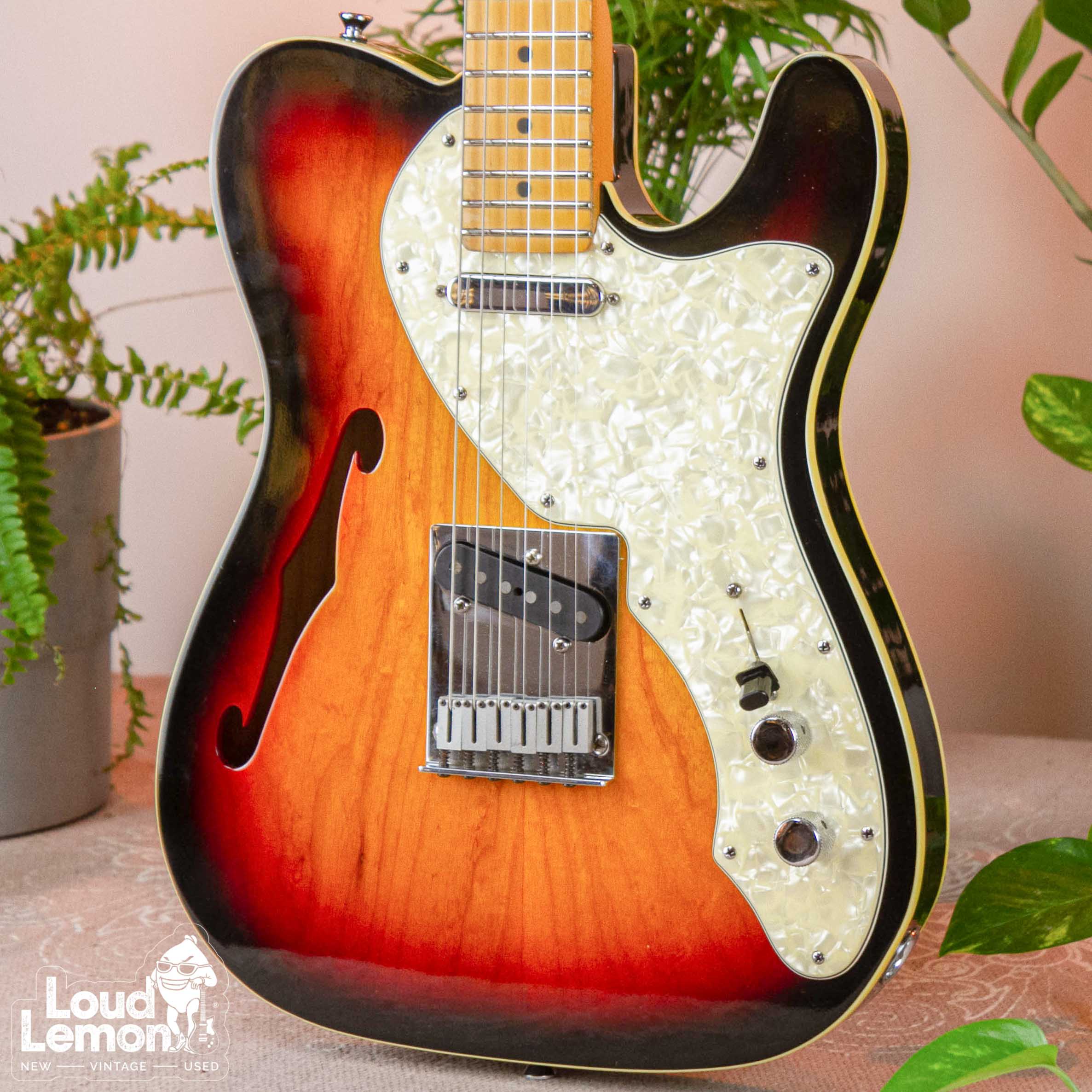 fender telecaster thinline sunburst