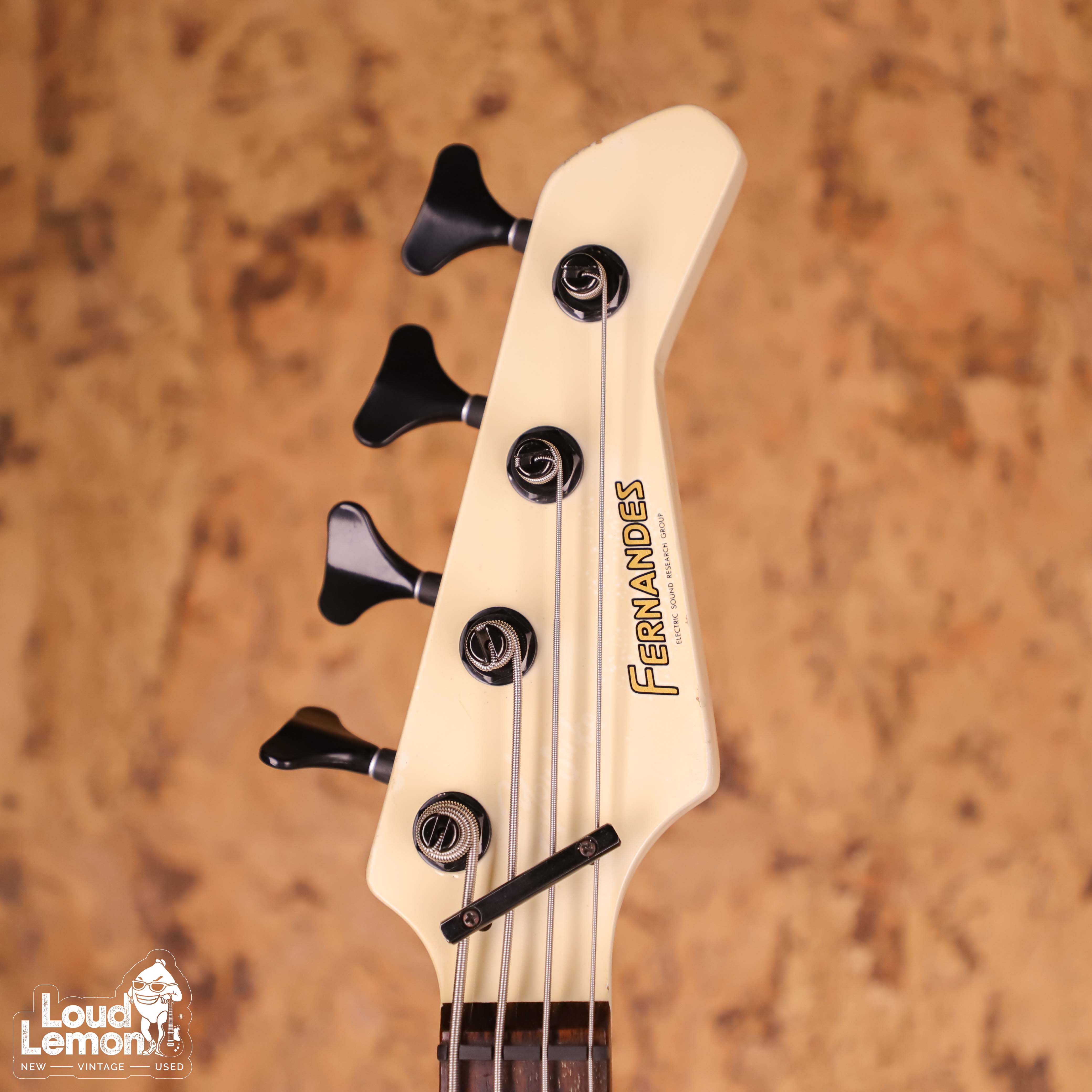 Fernandes FRB-55 Revolver Bass Snow White 1990