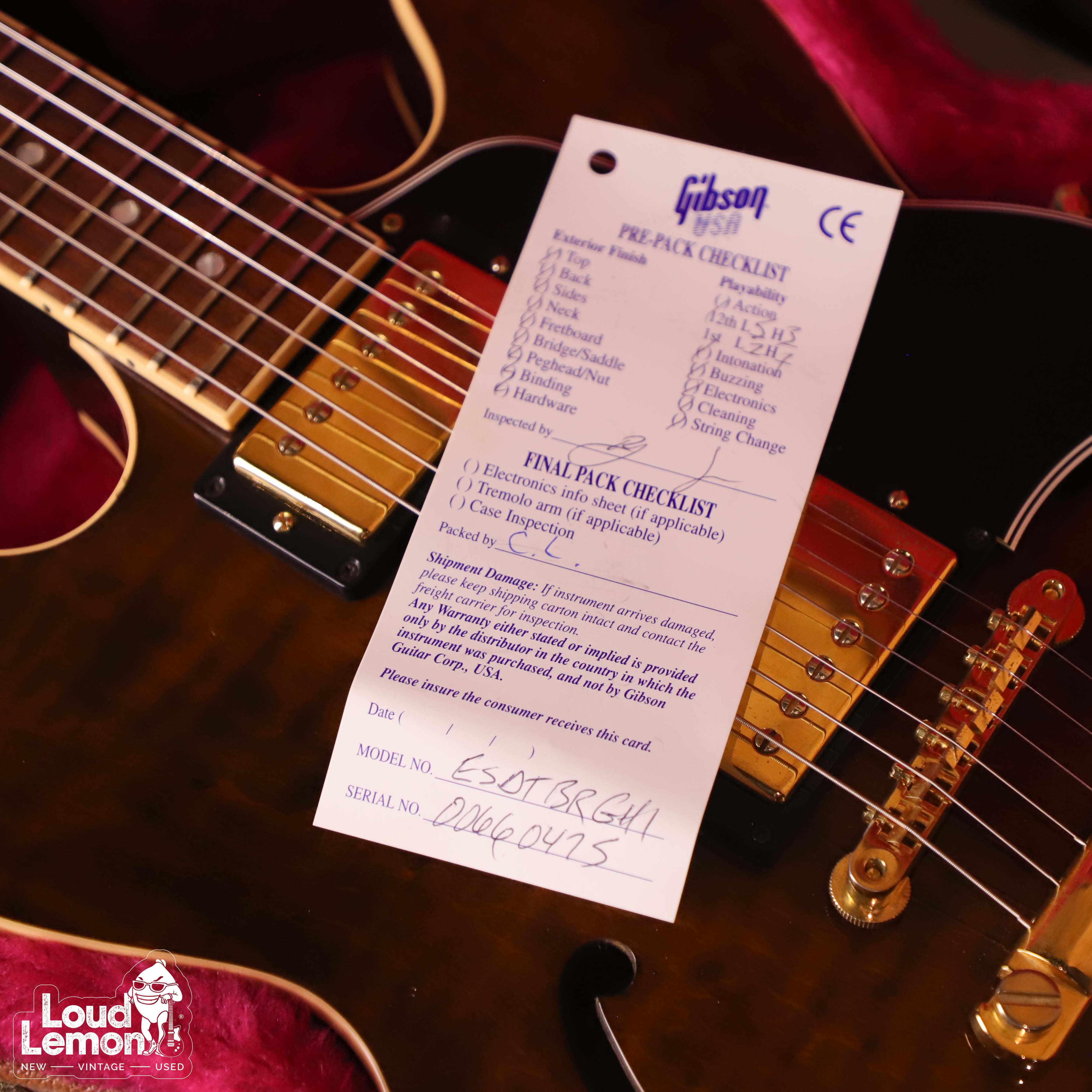 Gibson ES-335 Dot Figured Trans Brown 2000 USA электрогитара — купить в  магазине винтажных гитар | Loud Lemon