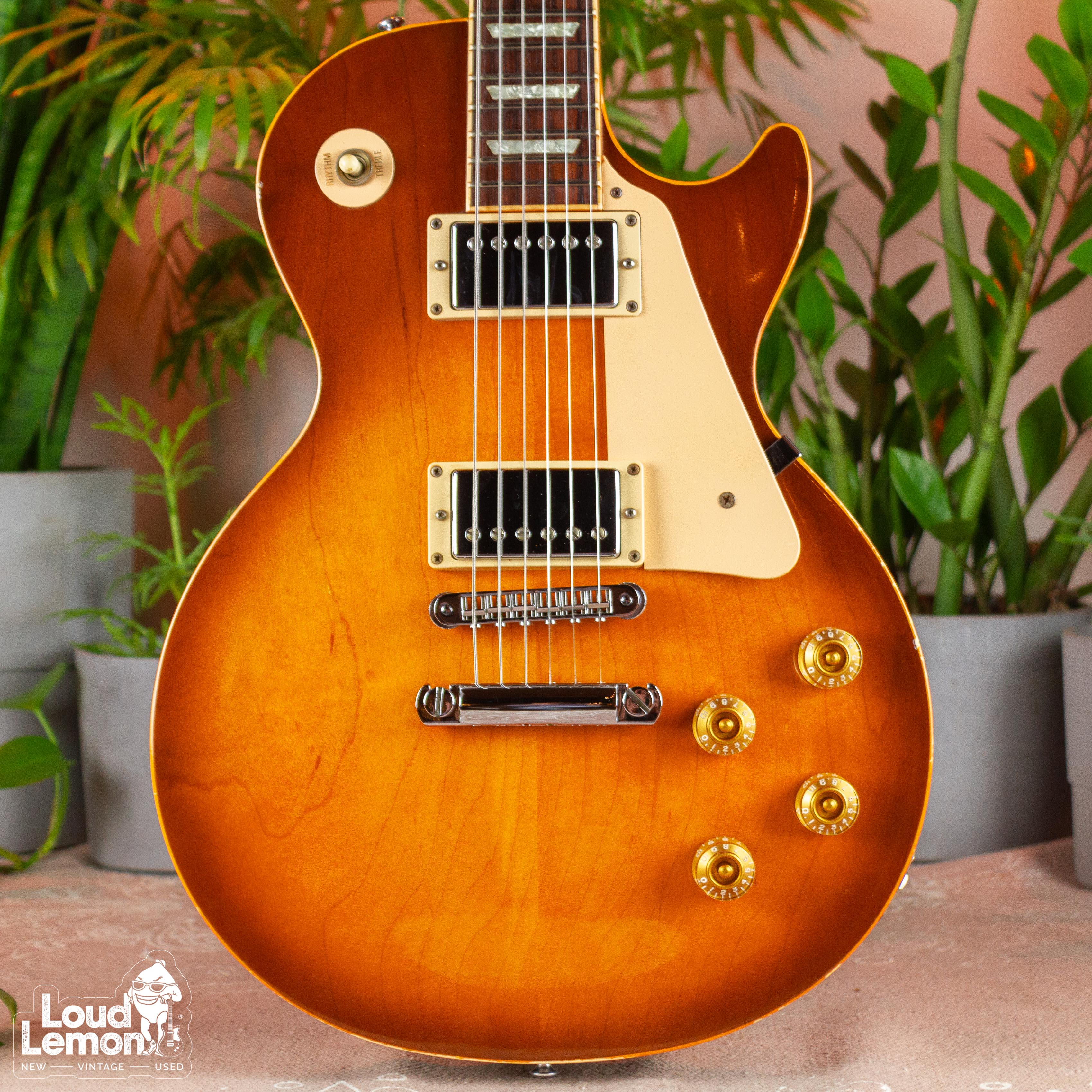 Gibson Les Paul Standard Honey Burst 2000 USA электрогитара — купить в  магазине винтажных гитар | Loud Lemon