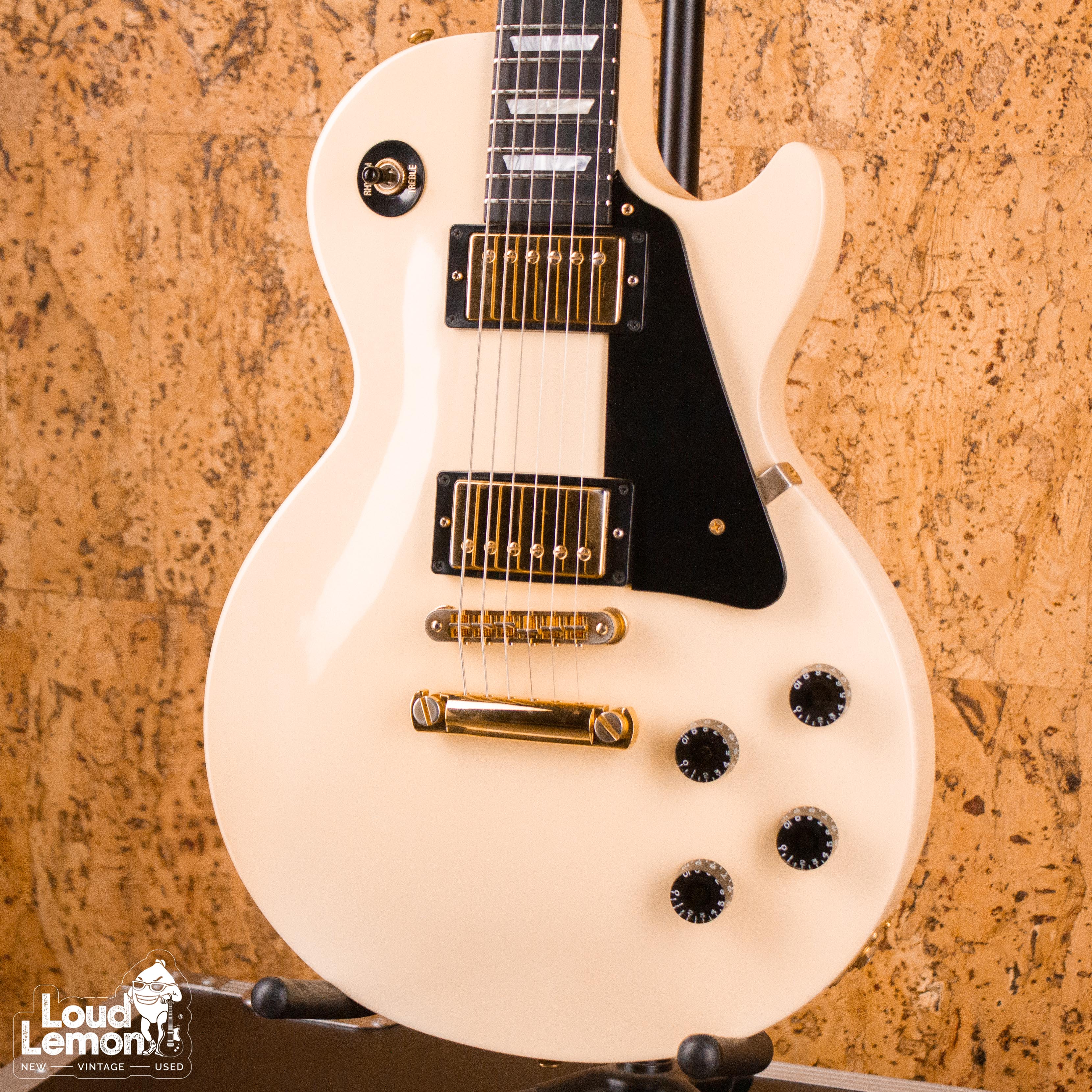 Gibson Les Paul Studio Alpine White 2008 USA электрогитара — купить в  магазине винтажных гитар | Loud Lemon