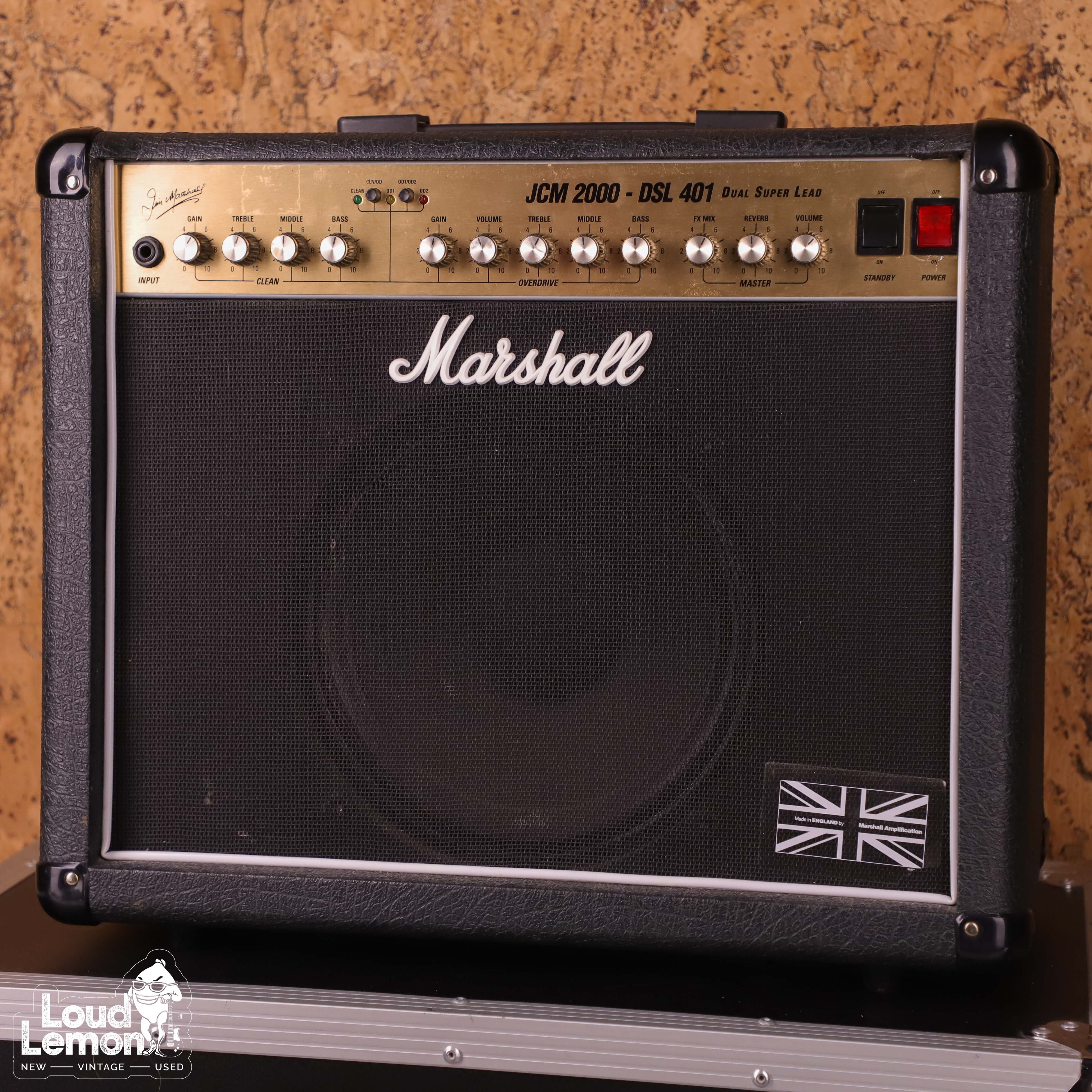 Marshall JCM 2000 DSL401 Dual Super Lead 2008 UK ламповый комбо-усилитель  для гитары — купить в магазине винтажных гитар | Loud Lemon